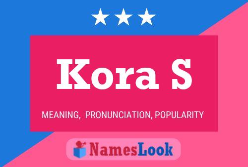 ملصق اسم Kora S