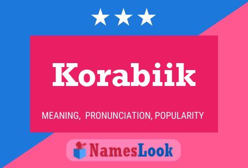 ملصق اسم Korabiik