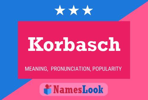 ملصق اسم Korbasch