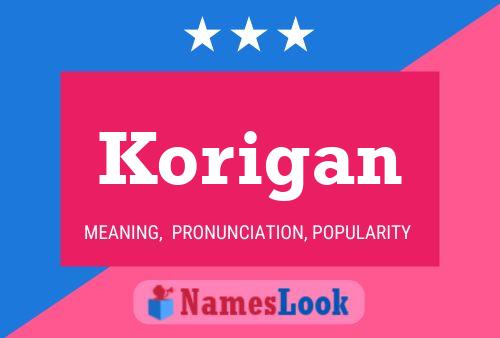 ملصق اسم Korigan