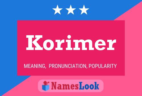 ملصق اسم Korimer