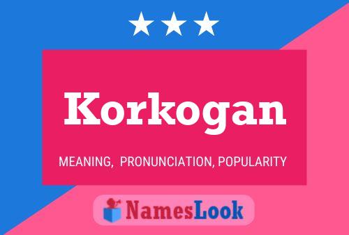 ملصق اسم Korkogan