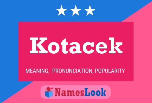 ملصق اسم Kotacek