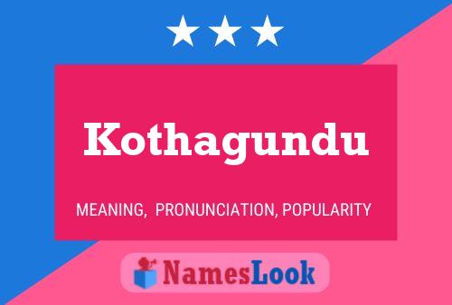 ملصق اسم Kothagundu