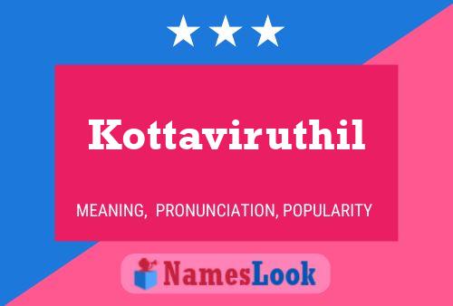 ملصق اسم Kottaviruthil