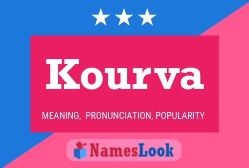 ملصق اسم Kourva