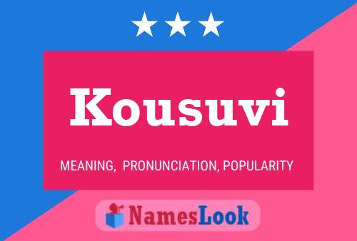 ملصق اسم Kousuvi