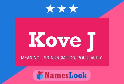 ملصق اسم Kove J