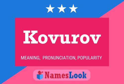 ملصق اسم Kovurov