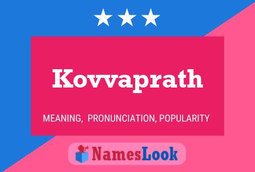 ملصق اسم Kovvaprath