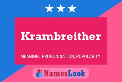 ملصق اسم Krambreither