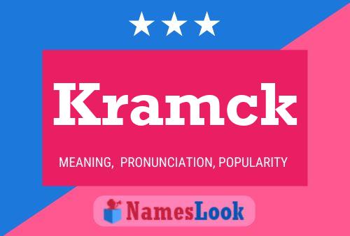 ملصق اسم Kramck