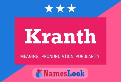 ملصق اسم Kranth