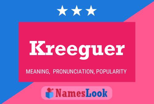 ملصق اسم Kreeguer