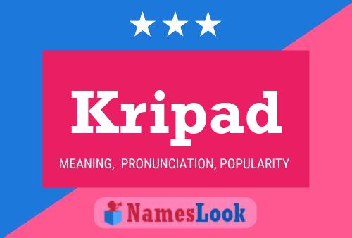 ملصق اسم Kripad