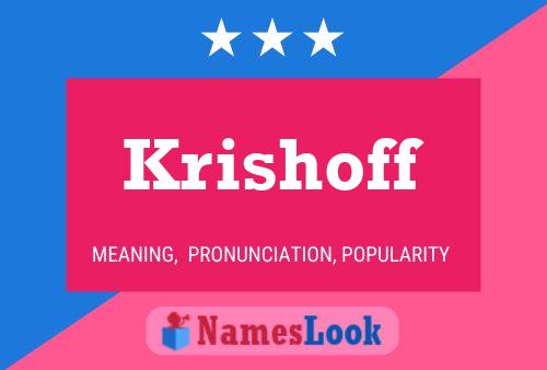 ملصق اسم Krishoff