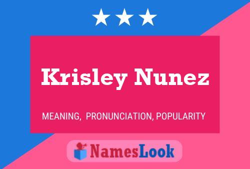 ملصق اسم Krisley Nunez