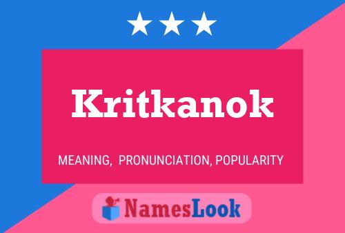 ملصق اسم Kritkanok