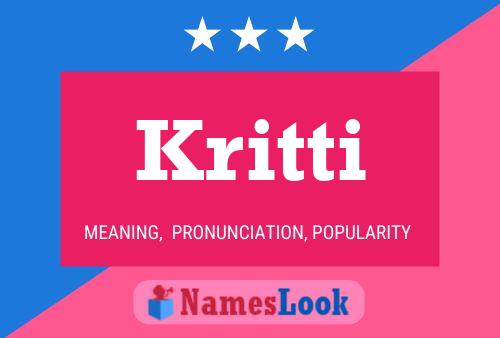 ملصق اسم Kritti