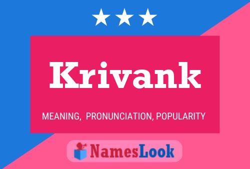 ملصق اسم Krivank