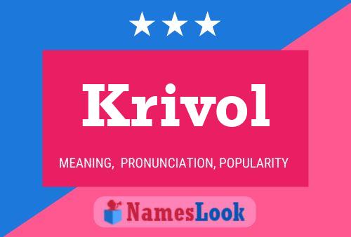 ملصق اسم Krivol