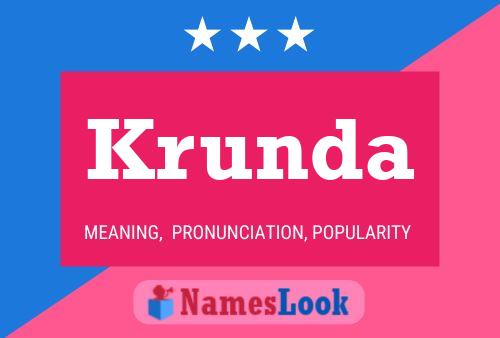 ملصق اسم Krunda