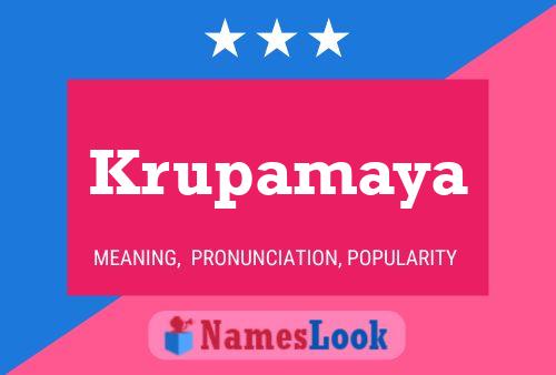 ملصق اسم Krupamaya