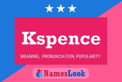 ملصق اسم Kspence