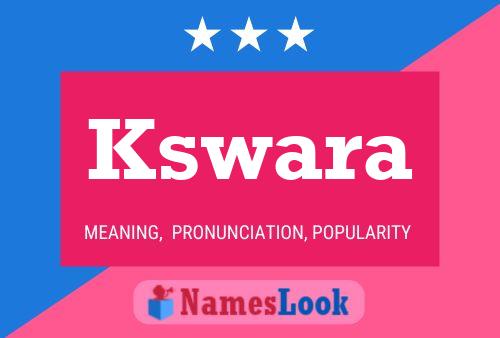 ملصق اسم Kswara