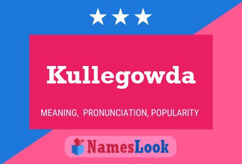 ملصق اسم Kullegowda