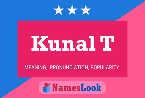 ملصق اسم Kunal T