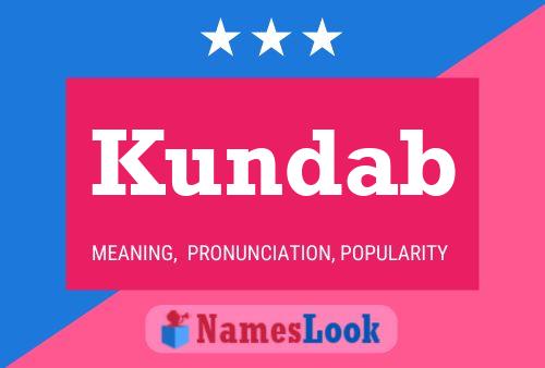 ملصق اسم Kundab