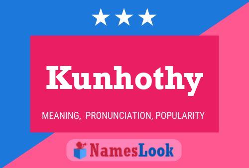 ملصق اسم Kunhothy