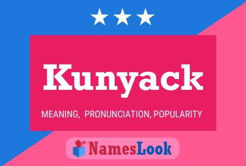 ملصق اسم Kunyack