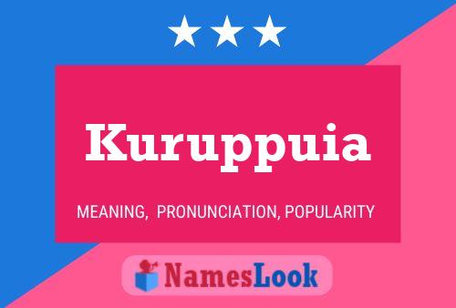 ملصق اسم Kuruppuia