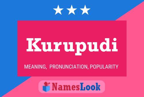 ملصق اسم Kurupudi