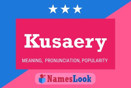 ملصق اسم Kusaery