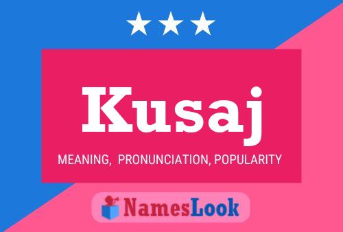 ملصق اسم Kusaj