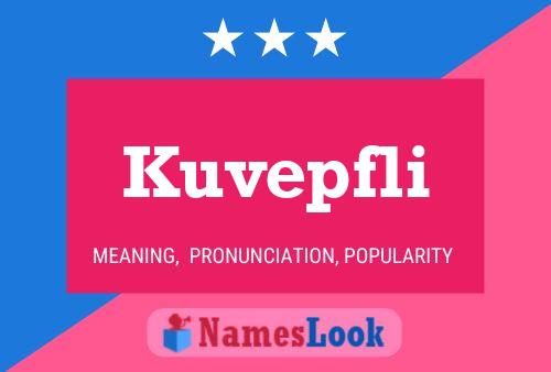 ملصق اسم Kuvepfli