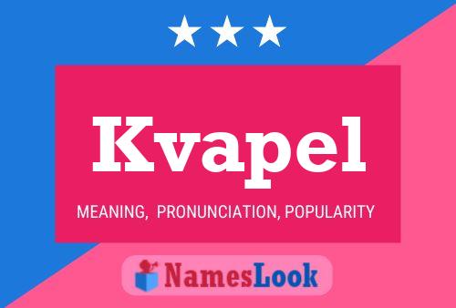 ملصق اسم Kvapel