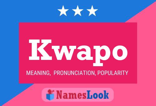 ملصق اسم Kwapo