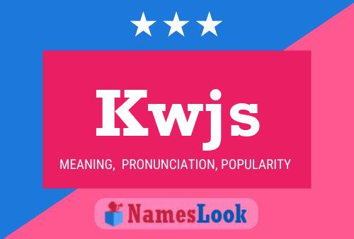 ملصق اسم Kwjs