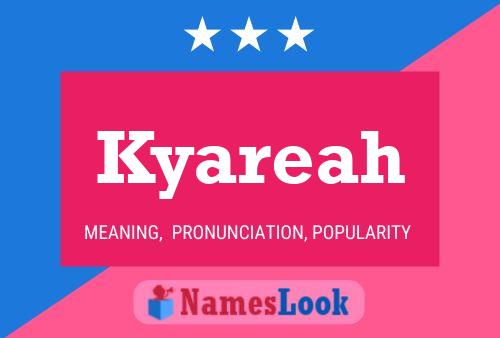 ملصق اسم Kyareah