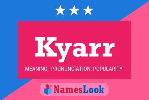 ملصق اسم Kyarr