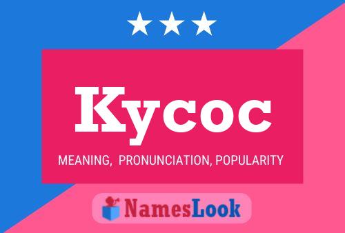 ملصق اسم Kycoc