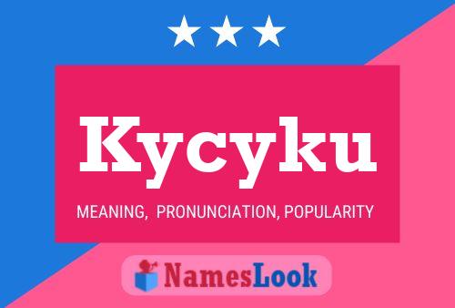 ملصق اسم Kycyku