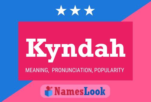 ملصق اسم Kyndah