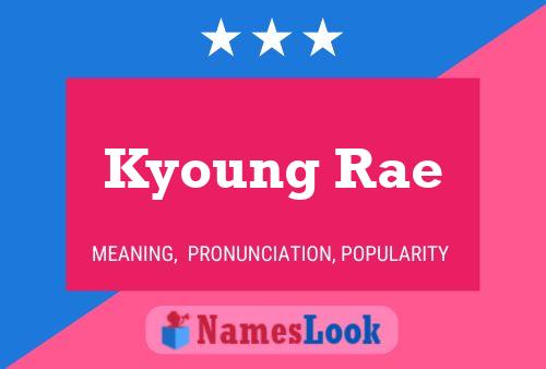 ملصق اسم Kyoung Rae