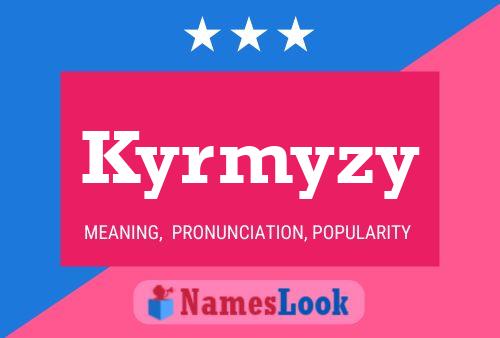 ملصق اسم Kyrmyzy