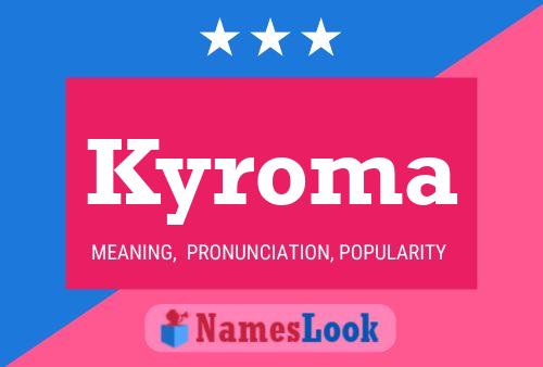 ملصق اسم Kyroma